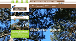 Desktop Screenshot of parc-robinson.fr