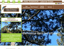 Tablet Screenshot of parc-robinson.fr